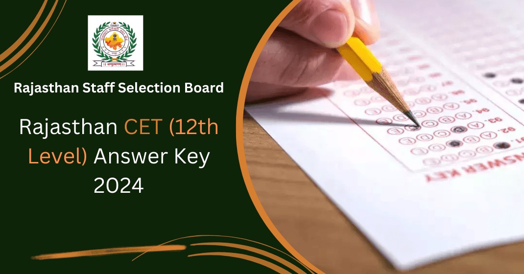 Rajasthan CET Answer Key 2024